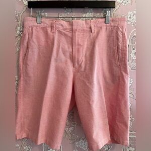J. Crew Pink/ peach Flat Front Shorts Casual Wear